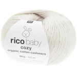 Příze Rico Design Baby Cozy Organic Cotton Cashmere 002 / přírodní
