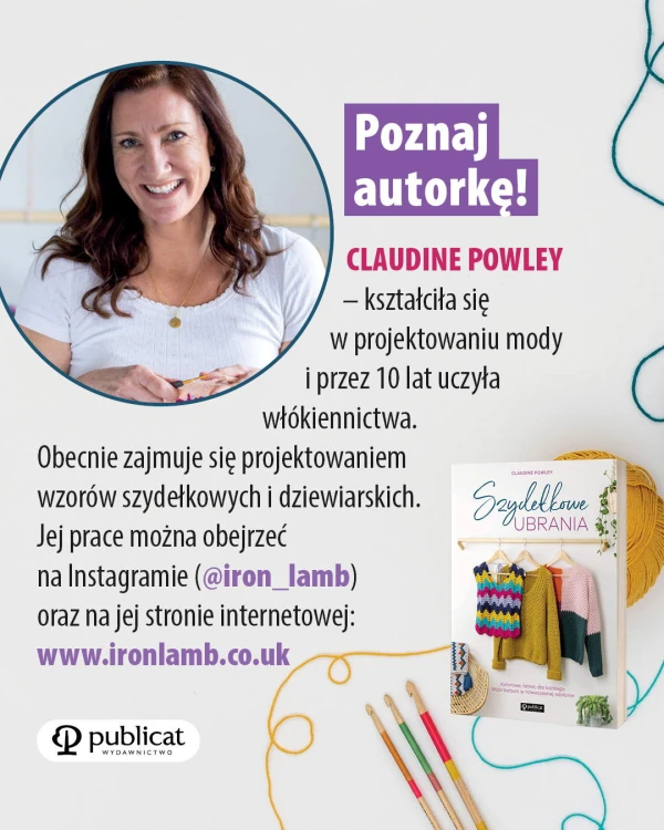 Książka Szydełkowe ubrania. Kolorowe, łatwe, dla każdego. Wzór babuni w nowoczesnej odsłonie