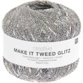 Włóczka fantazyjna Rico Design Creative Make It Tweed Glitz 001 / naturalny