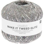 Příze fantazijní Rico Design Creative Make It Tweed Glitz 001 / přírodní