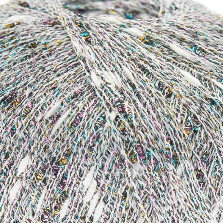Włóczka fantazyjna Rico Design Creative Make It Tweed Glitz 001 / naturalny