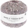 Włóczka fantazyjna Rico Design Creative Make It Tweed Glitz 003 / różowy