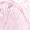 Włóczka z cekinami YarnArt Cotton Gold Paillettes 7107 / jasny róż ze srebrem