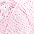 Włóczka z cekinami YarnArt Cotton Gold Paillettes 7107 / jasny róż ze srebrem