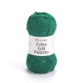 Włóczka z cekinami YarnArt Cotton Gold Paillettes 7114 / zieleń
