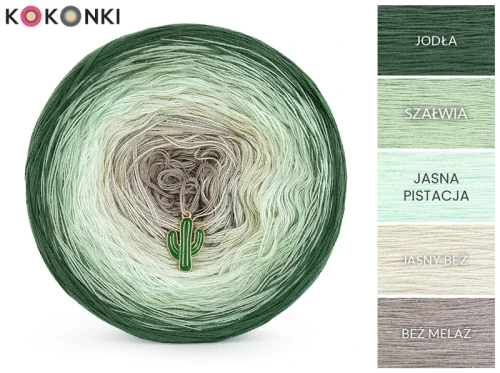 KOKONEK Classic B300 - Jodła/szałwia/jasna pistacja/jasny beż/beż melanż