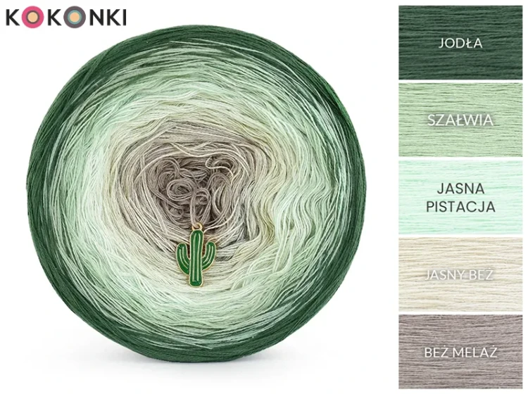 KOKONEK Classic B300 - Jodła/szałwia/jasna pistacja/jasny beż/beż melanż