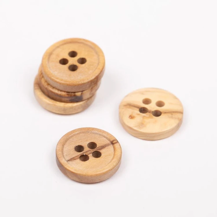 Guzik Drops drewno oliwne / 15 mm / 807