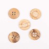 Guzik Drops drewno oliwne jasne / 18 mm / 810