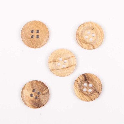 Guzik Drops drewno oliwne jasne / 18 mm / 810