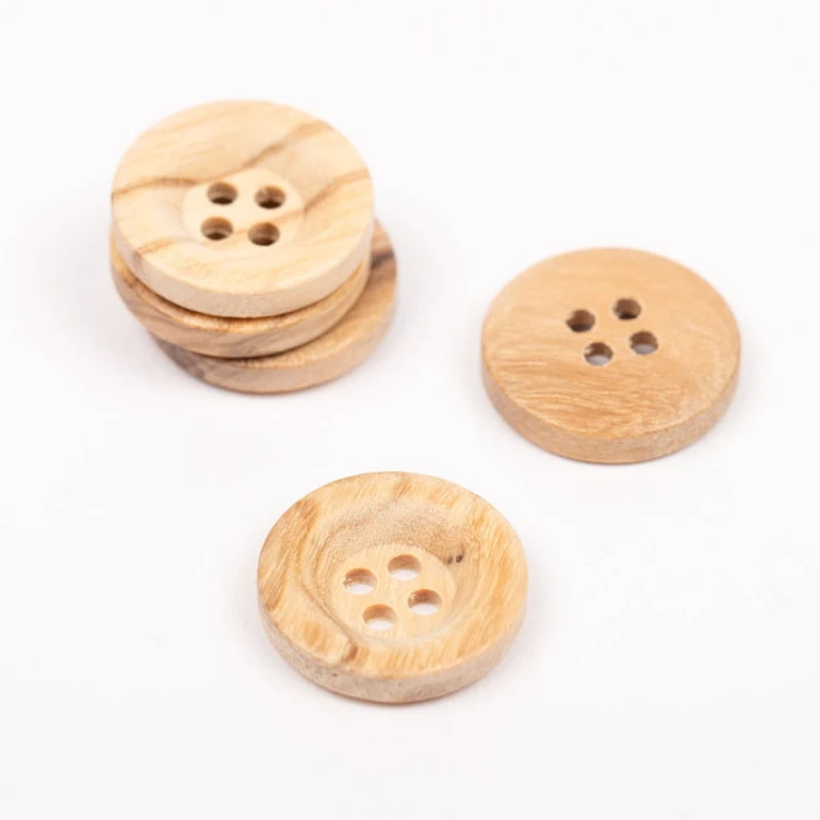 Guzik Drops drewno oliwne jasne / 18 mm / 810