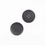 Knoflík Drops černý matný / 23 mm / 815