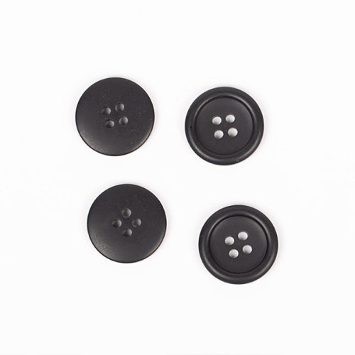 Guzik Drops czarny matowy / 18 mm / 817