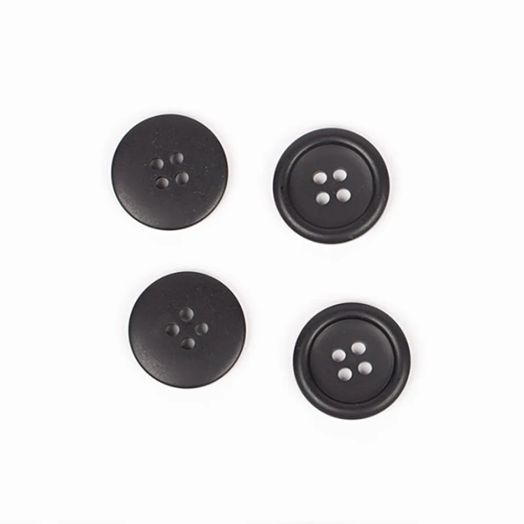 Guzik Drops czarny matowy / 18 mm / 817