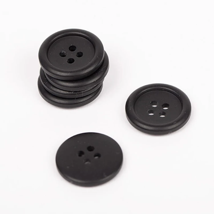 Guzik Drops czarny matowy / 18 mm / 817