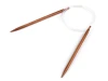 Druty bambusowe z akrylową żyłką 80 cm