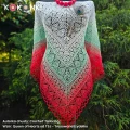 Autorka chusty:  CrocheT Tailoring; Wzór: Queen of Hearts od TSJ - TresowaneSzydełko