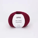 Włóczka Gabo Wool My Time Merino 9015 / wino