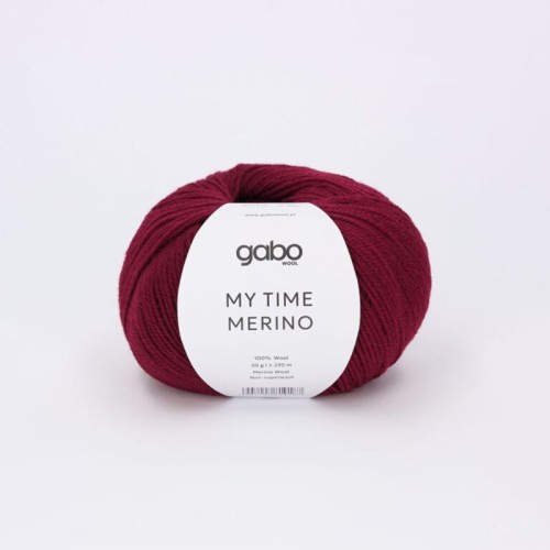 Włóczka Gabo Wool My Time Merino 9015 / wino