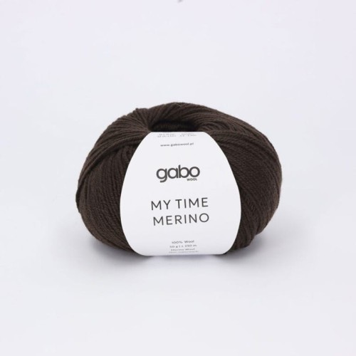 Włóczka Gabo Wool My Time Merino 9305 / gorzka czekolada