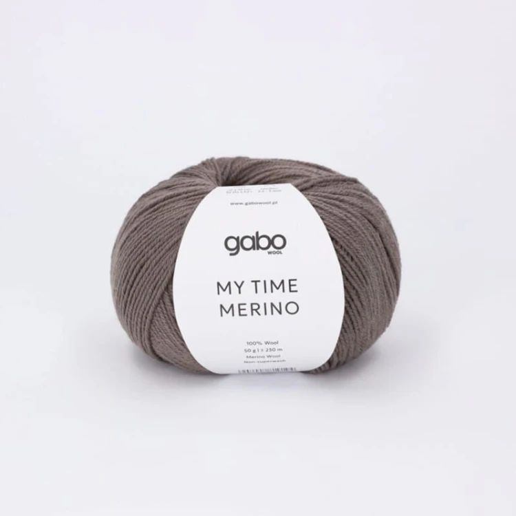 Włóczka Gabo Wool My Time Merino 9308 / ziemisty brąz