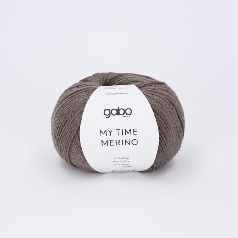 Włóczka Gabo Wool My Time Merino 9308 / ziemisty brąz