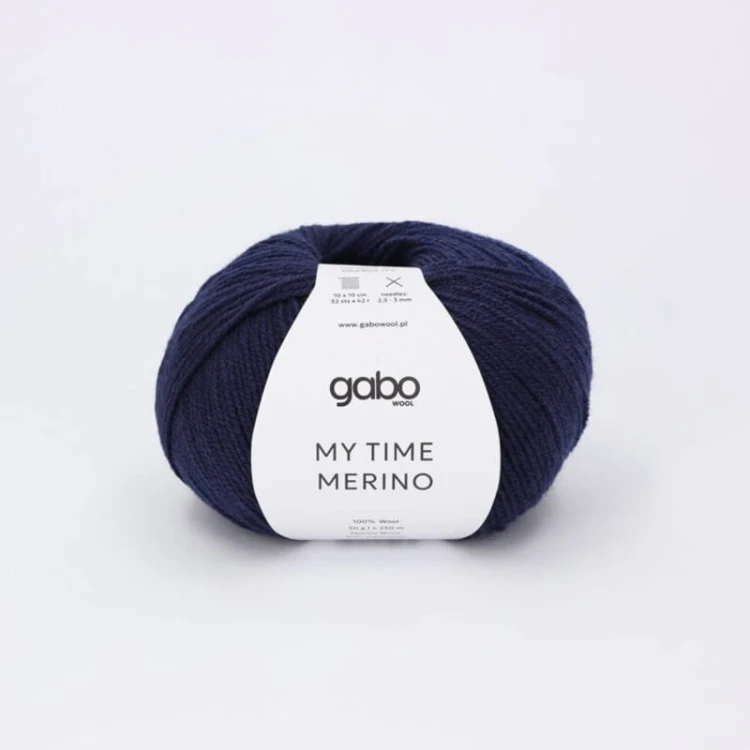 Włóczka Gabo Wool My Time Merino 9936 / atrament
