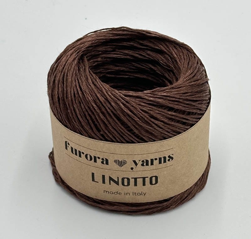 Włóczka Furora Yarns Linotto / kasztan