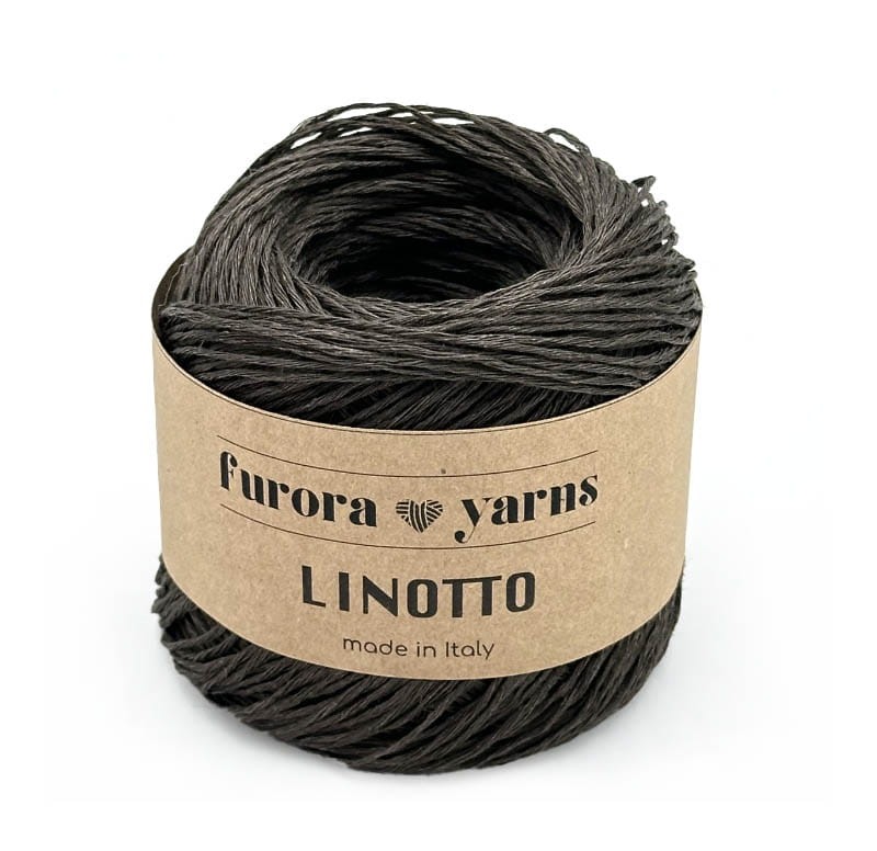 Włóczka Furora Yarns Linotto / czekolada