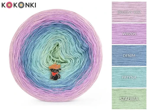 KOKONEK Classic B305 - Brudny róż/wrzos/denim/patyna/szałwia