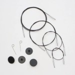Żyłka KnitPro Thin & Flex 360° do drutów wymiennych / obrotowa / czarna