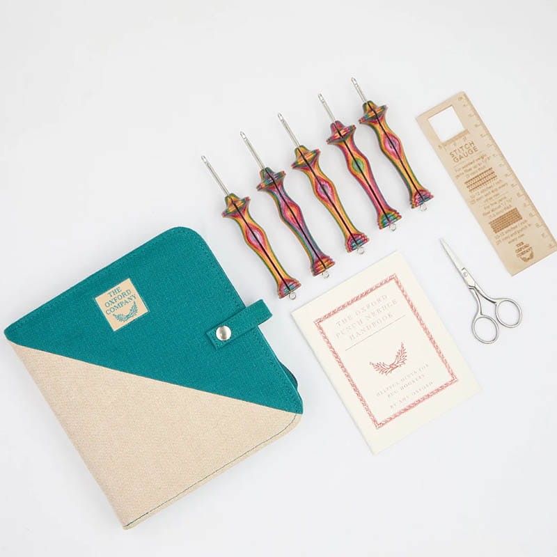 Zestaw do punch needle The Oxford Company / Fine / Midnight Teal