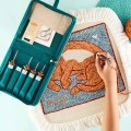 Zestaw do punch needle The Oxford Company / Fine / Midnight Teal