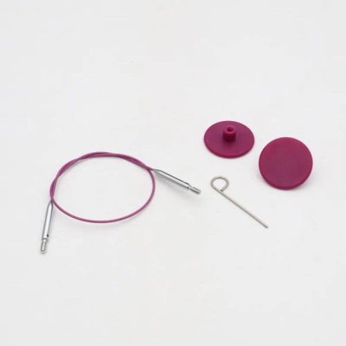 Wymienne żyłki do drutów KnitPro Thin & Flex 360 fioletowe