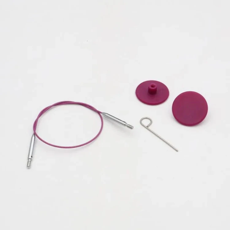 Wymienne żyłki do drutów KnitPro Thin & Flex 360 fioletowe