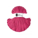 Sznurek pleciony bawełniany Bobbiny Premium / Dopamine Pink / 5mm / 100m