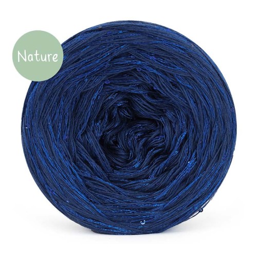 KOKONEK_Nature GLOW NG11 - Granat + cekiny granat / 400 m / 3+1 nitki - GOTOWY