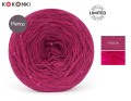 KOKONEK_Merino GLOW MG07 - Fuksja + cekiny magenta / 400 m / 3+1 nitki - GOTOWY