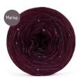 KOKONEK_Merino GLOW MG10 - Wino + cekiny wino / 400 m / 3+1 nitki - GOTOWY