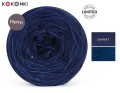 KOKONEK_Merino GLOW MG11 - Granat + cekiny granat / 400 m / 3+1 nitki - GOTOWY