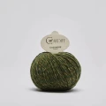 Włóczka Cardiff Cashmere Classic 314 / rebus / zieleń tweed