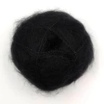 Włóczka Mohair by Canard Brushed Lace 3036 / czerń
