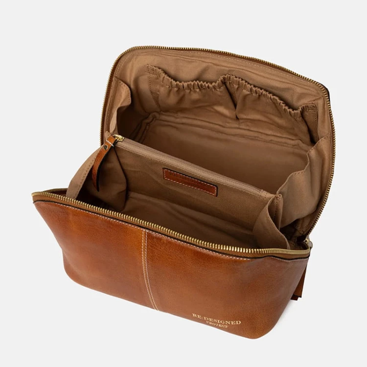Etui / piórnik / organizer / RE:DESIGNED / Project 9 / skóra / burned tan/gold