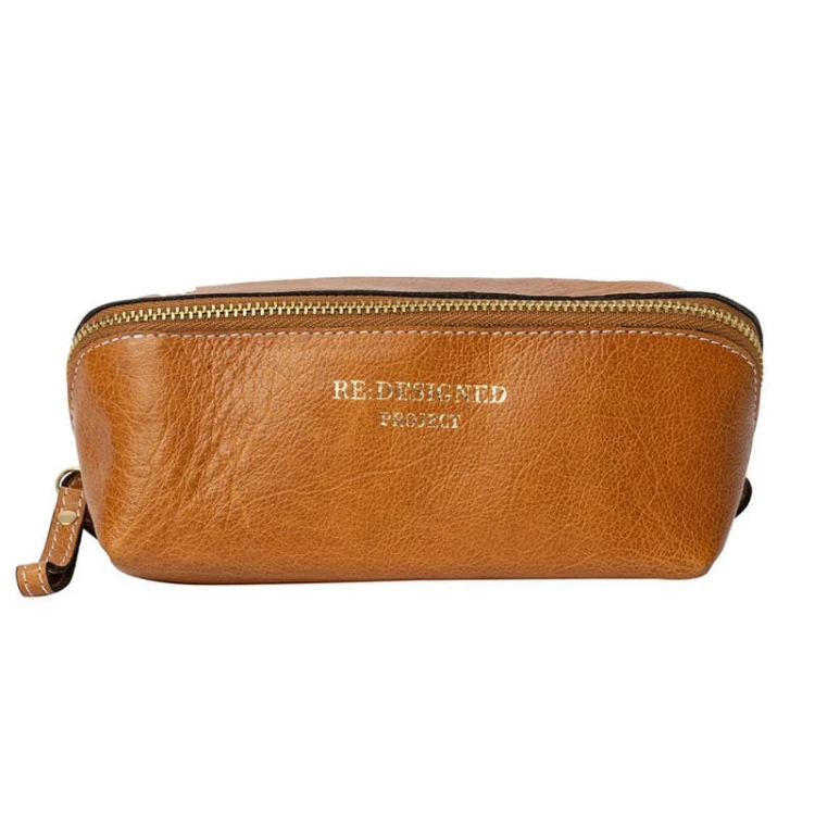 Etui / piórnik / organizer / RE:DESIGNED / Project 36 / skóra / burned tan/gold