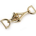 Zapięcie ozdobne z otworem do przewlekania / złoto / 24 x 80 mm / 1 szt / 930697