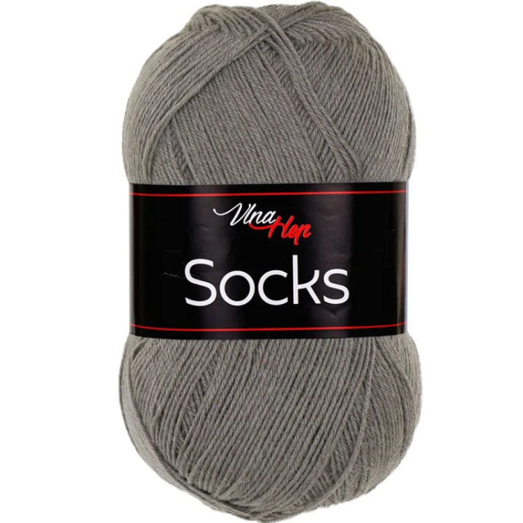 Włóczka skarpetkowa Vlna-Hep Socks 61029 / średni szary