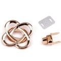 Zapięcie do torebki / różowozłote / 49x50 mm / 930715