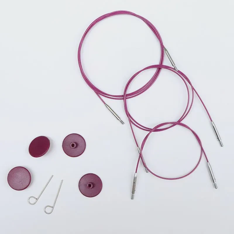 sleek_stainless_steel_purple_swivel_cables-2_y5g31vc4gwew0qst.webpŻyłka KnitPro Swivel 360° do drutów wymiennych / obrotowa / fioletowa