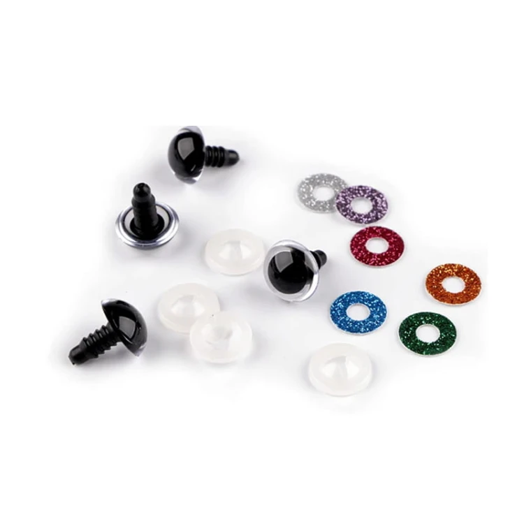 Zestaw oczy brokatowe do zabawek 16 mm / 930733