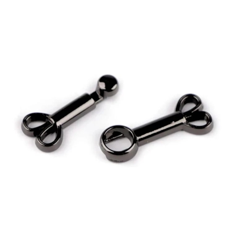 Zapięcie ozdobne / czarny nikiel / 10 x 40 mm / 1 szt / 930741
